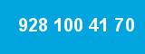 928 100 41 70